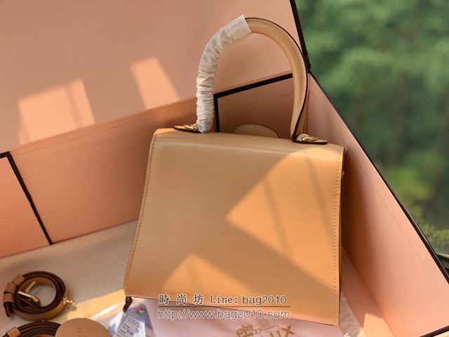DELVAUX女包 Brillant手袋 德爾沃女手提包 女手拎包 Dv0020原版奶茶 Delvaux女單肩包  fcs1317
